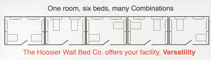 One room, six beds, many combinations!